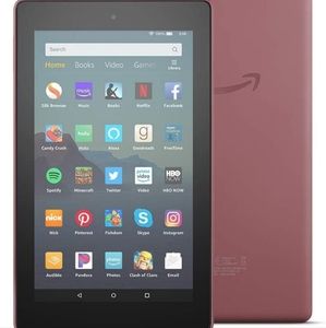 Kindle Fire 7 with case and charger